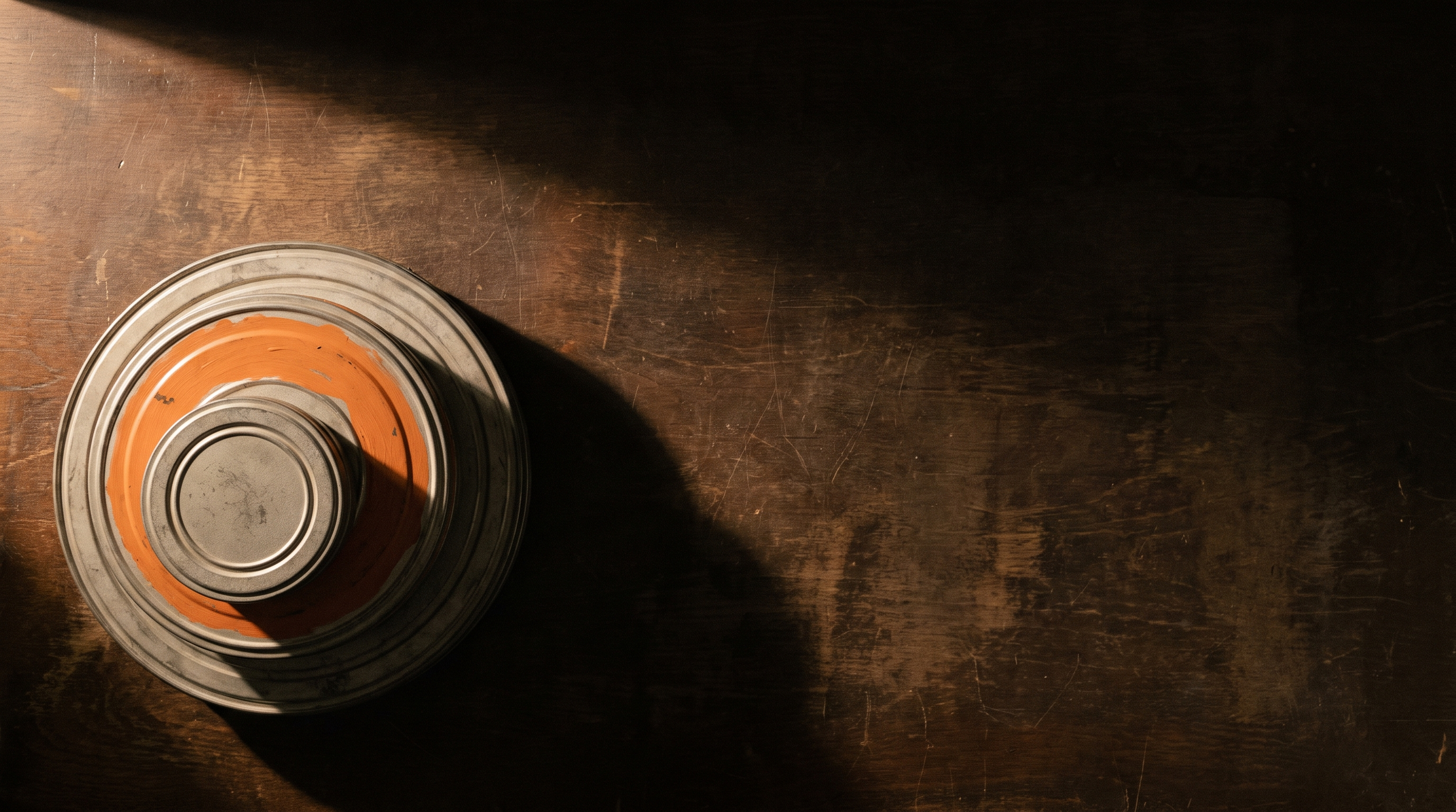 Film canister on a production desk